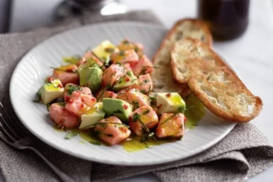Receta: Cebiche de Salmon