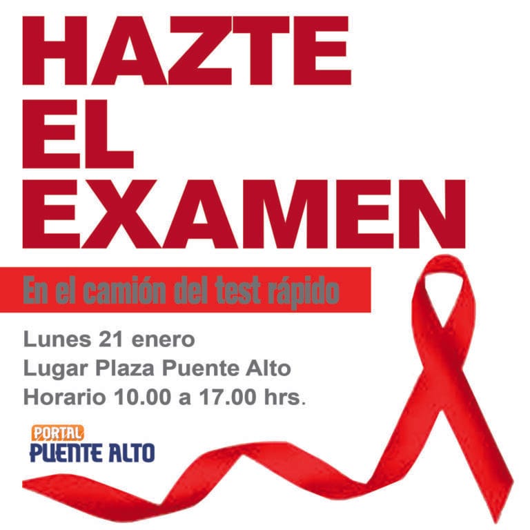 Test de VIH gratuito para todo Puente Alto