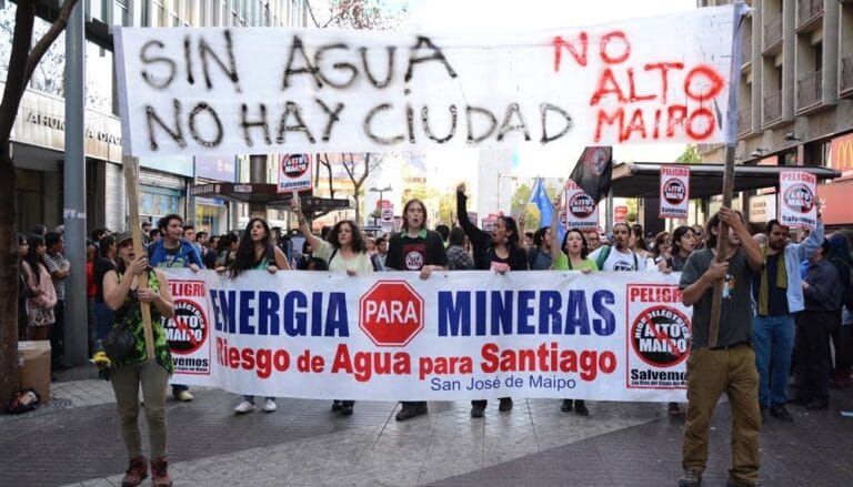 Continúan acciones para frenar proyecto Alto Maipo
