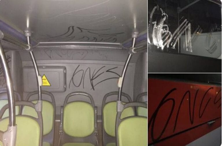 No todo es tan malo: solo un bus ecológico fue vandalizado este fin de semana