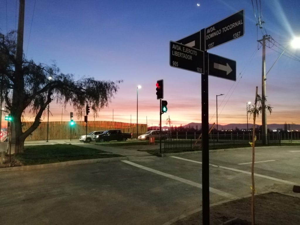 Listo el nuevo tramo de Ejército Libertador entre Domingo Tocornal y San Carlos