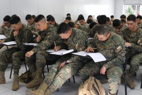 Santo Tomás realizó 2do ensayo nacional PSU con reclutas del Ejército