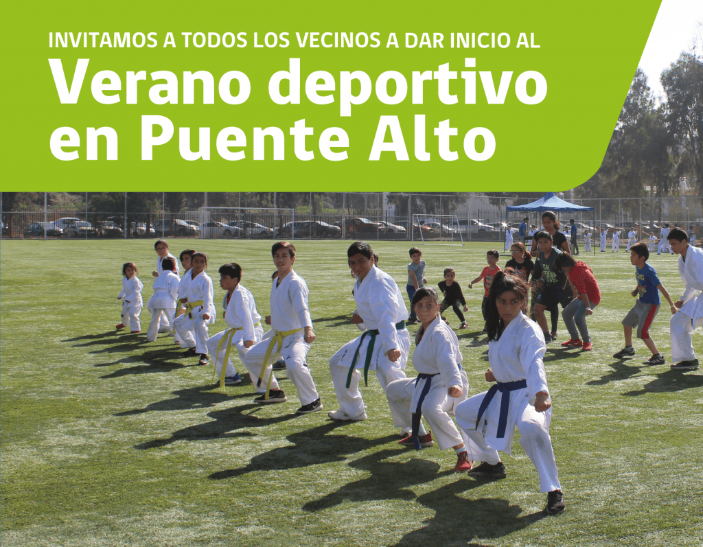 Vive un verano deportivo en Puente Alto este sábado 21 de diciembre