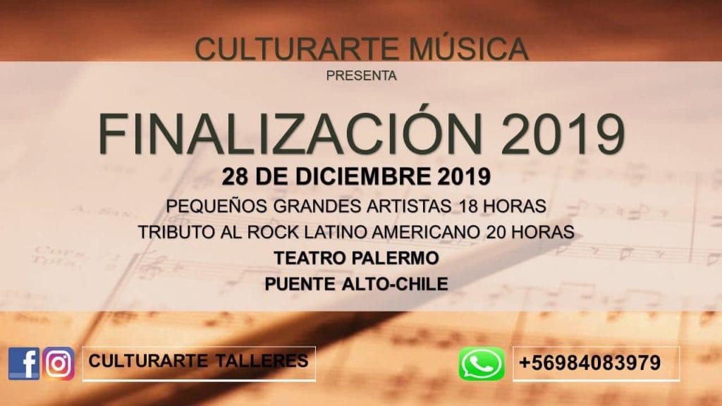 Culturarte Música despide el 2019 con un gran show en el Teatro Palermo