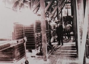 Foto: Trabajadores Molino Puente Alto (1925)