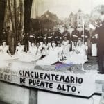 Velada en Teatro, coronación de la Reina del Cincuentenario (1948)