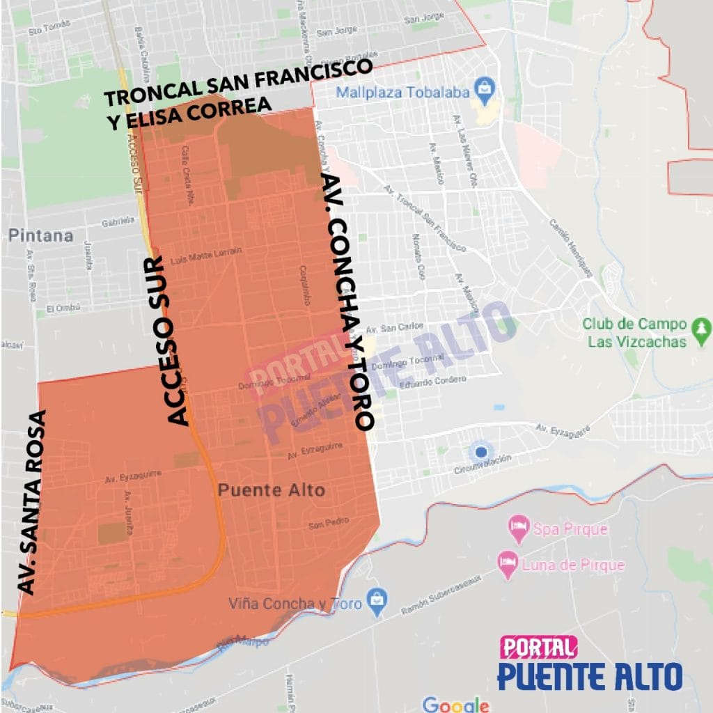 Cuarentena en Puente Alto Poniente: ¿Qué sectores abarca esta medida?