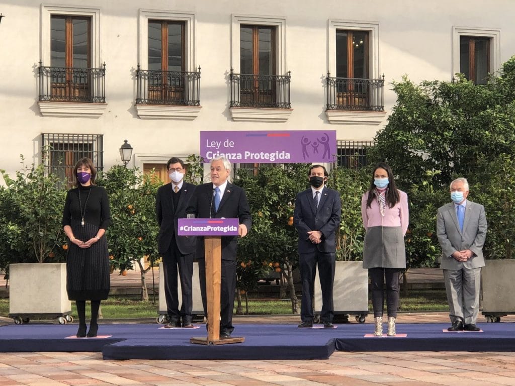 Puente Alto: Gobierno anuncia promulgación de la Ley Crianza Protegida