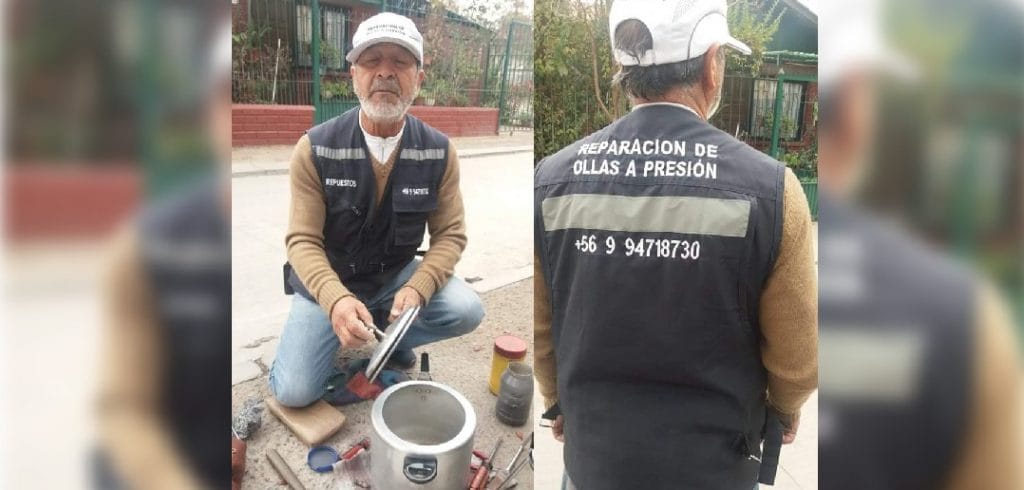 Don Juan, el reparador de ollas a presión puerta a puerta de Puente Alto, un oficio en extinción