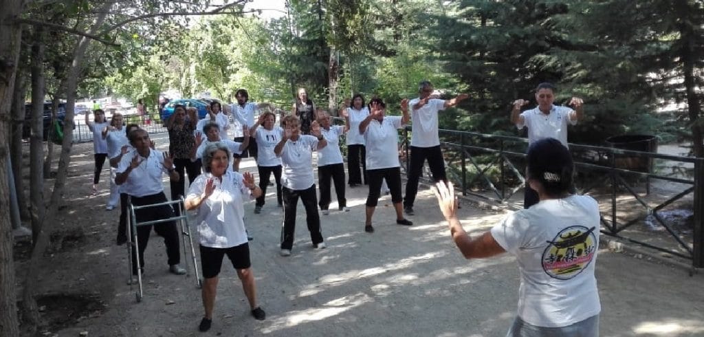 Taichi, beneficios para el cuerpo en la Corporacion de Deportes Puente Alto