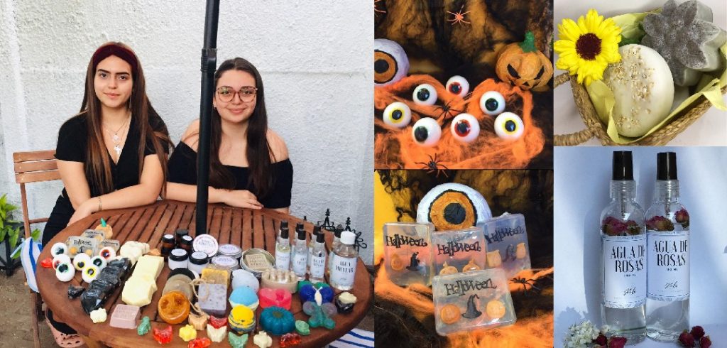 Mila: Espacio natural en Puente Alto con artículos de belleza y jabones alusivos para halloween