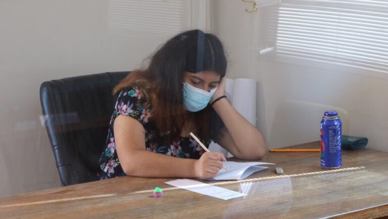 A menos de un mes de la Prueba de Transición estudiantes de Puente Alto realizaron ensayo bajo estricto protocolo Covid