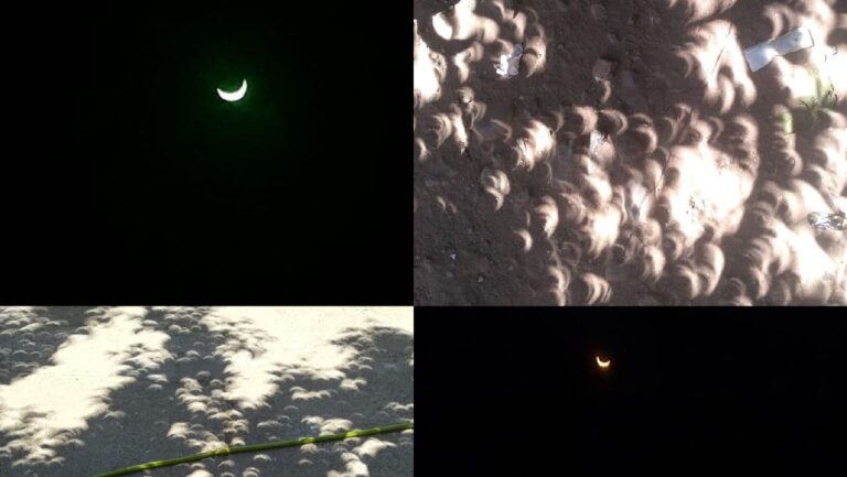 Eclipse de Sol también se pudo disfrutar en Puente Alto y dejó novedosas imágenes
