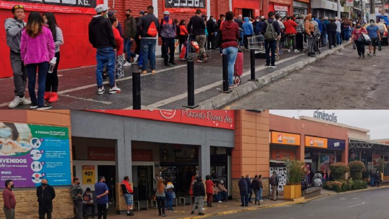 Largas filas con esperas de más de 3 horas en sucursales BancoEstado de Puente Alto y otros puntos del país