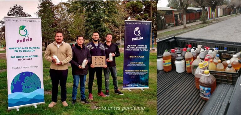 Pulizia: Pyme puentealtina transforma el aceite vegetal en detergente y lavalozas