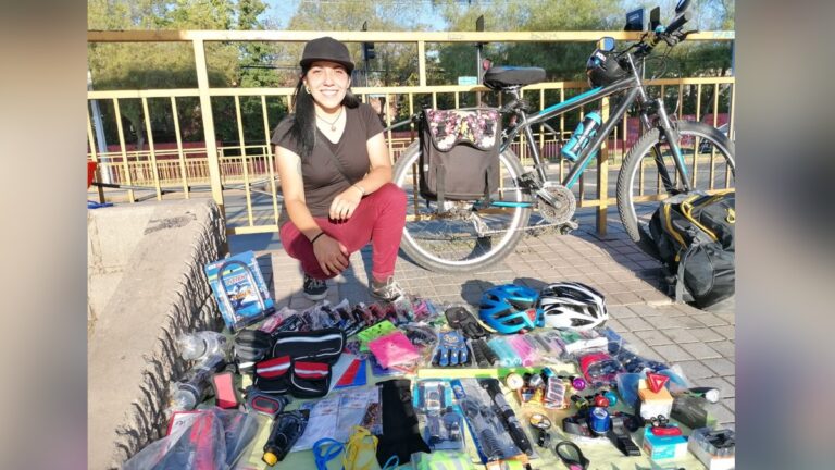Una amiga en tu camino: puentealtina Marcela Polanco vende accesorios y repuestos para bicicletas