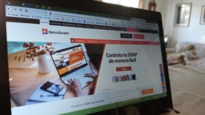 Página web de Banco Estado