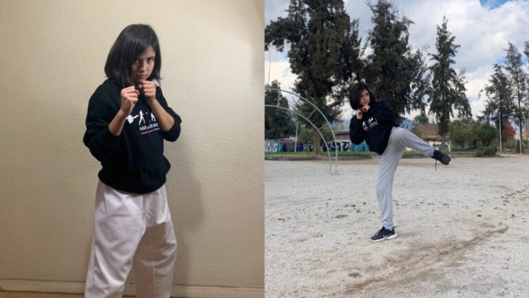 Puentealtina de 12 años es finalista en campeonato internacional de defensa personal