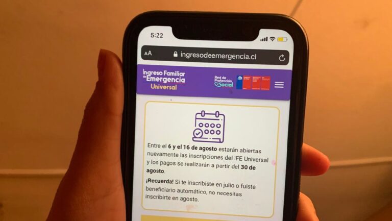 ¡Recuerden, puentealtinos! Hasta el 16 de agosto se podrá postular al IFE Universal de este mes
