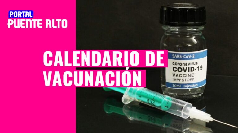 Calendario de vacunación en Puente Alto: ¡Comenzó la inoculación para niños entre 3 y 5 años!