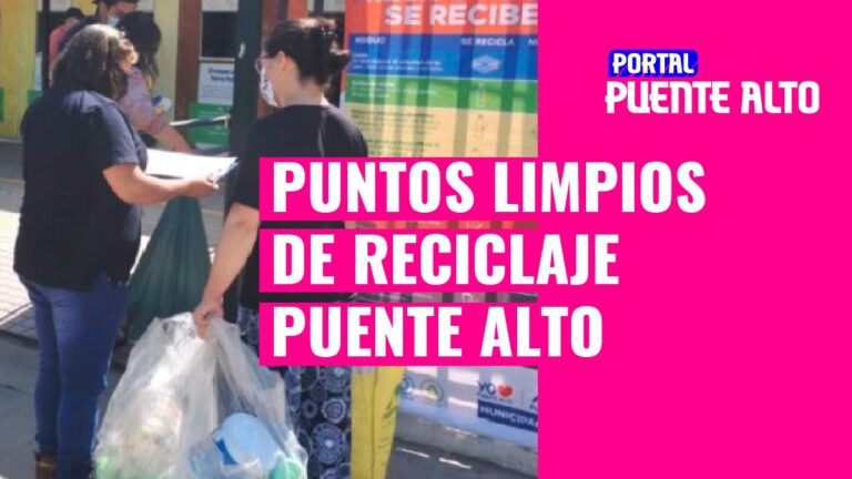 Fiestas de fin de año en Puente Alto: conozca el funcionamiento de los Puntos Limpios de reciclaje