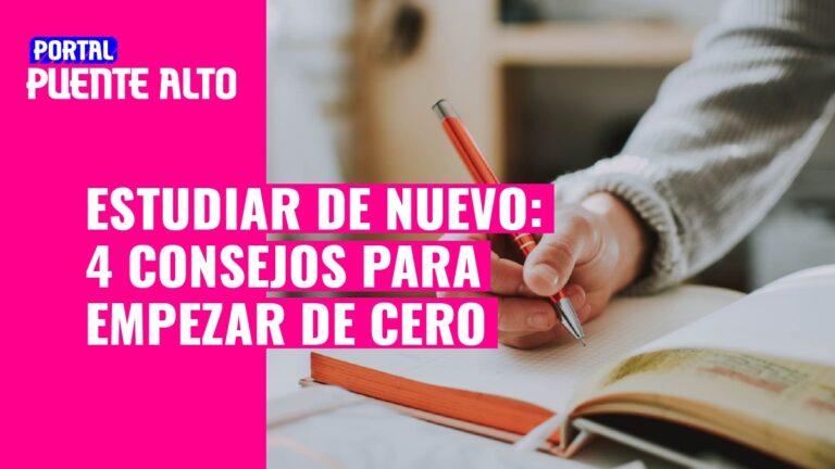 Estudiar de nuevo: 4 consejos para empezar de cero