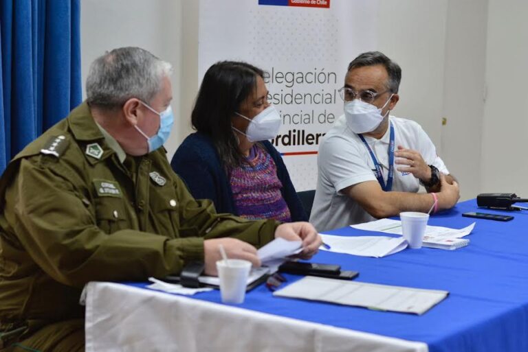 Delegada Presidencial de Provincia Cordillera hace llamado a evitar situaciones de riesgo por intensas precipitaciones