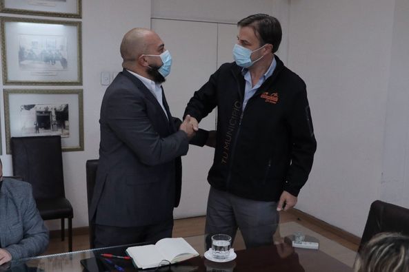 Alcalde Codina se reúne con subsecretario de Prevención del Delito por temas de seguridad comunal