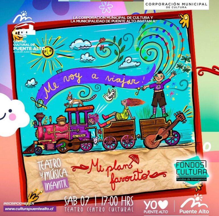 ¡ATENCIÓN NIÑOS Y NIÑAS!: Este sábado se realizará el concierto familiar “Me voy a viajar”