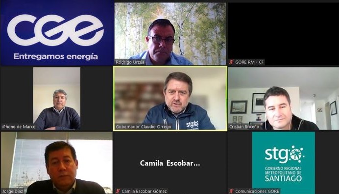Gobernador regional se reunió con CGE para abordar temas de continuidad de suministro eléctrico