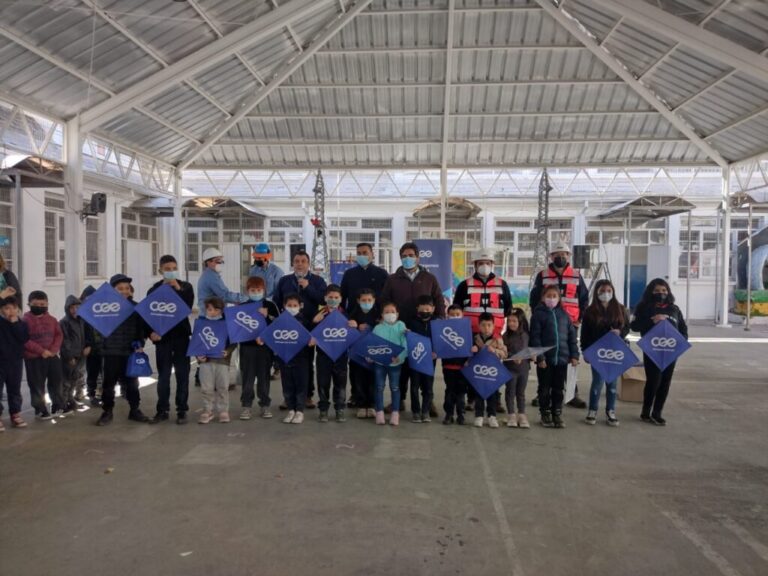 CGE lanza campaña “Seguros con Energía” para prevenir accidentes con redes eléctricas en Fiestas Patrias en colegio de San José de Maipo