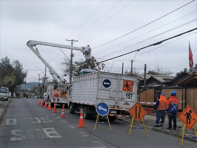 CGE avanza en ejecución de podas para mejorar calidad de suministro eléctrico en Puente Alto