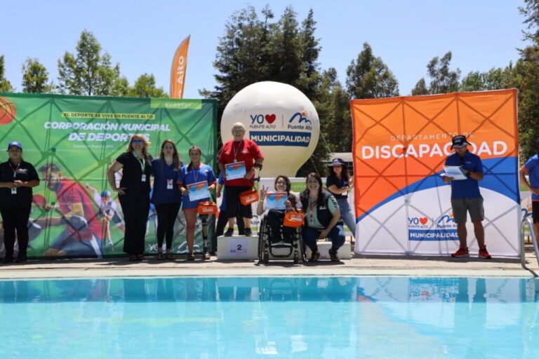 Se llevó a cabo el 1er Campeonato de Natación y Para Natación en Puente Alto