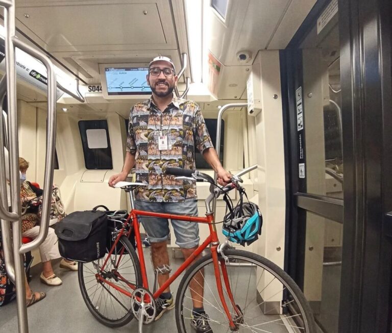 Descubre la ruta de un ciclista hasta Pirque utilizando el Metro