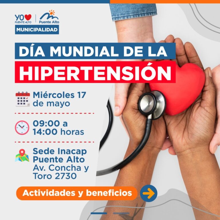 Puente Alto tendrá un operativo especial conmemorando el día Mundial de la hipertensión
