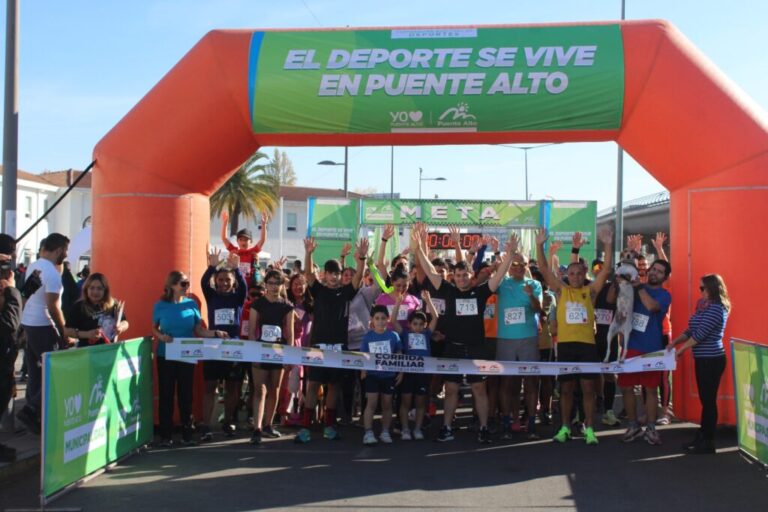 El deporte se toma Puente Alto con su corrida Familiar