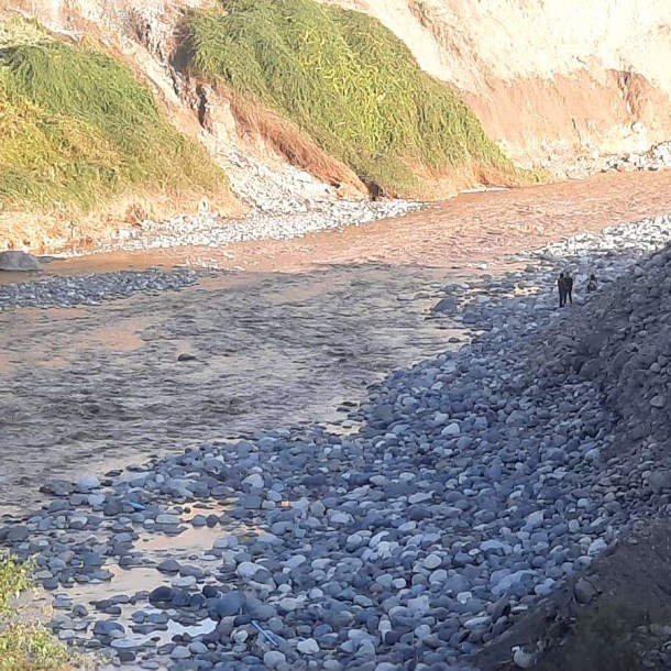 Carabineros confirmó hallazgo de restos humanos en el sector de la ribera del Río Maipo en Pirque