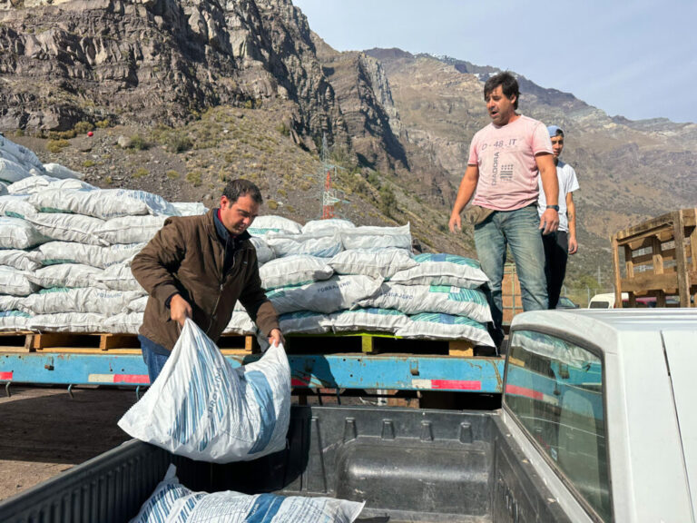 INDAP entrega más de 90 toneladas de alimentación animal a usuarios afectados por lluvias en San José de Maipo