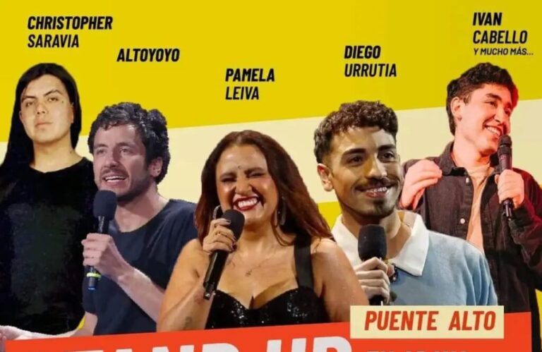 Pamela Leiva y Diego Urrutia en Puente Alto: Comediantes se presentaron en evento a beneficio