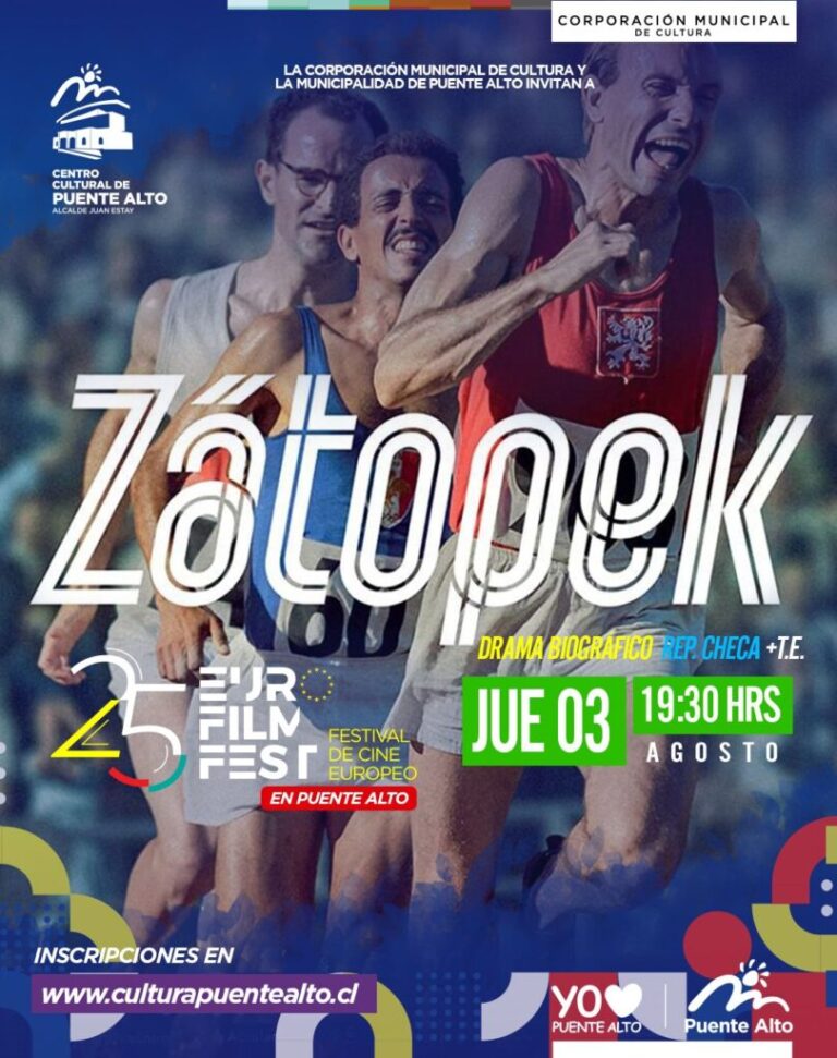 Cine europeo llega gratis a Puente Alto con la película Zátopek