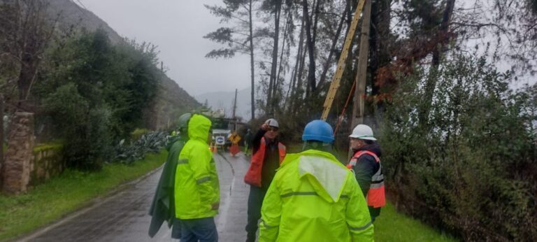 CGE activó plan de acción preventivo ante sistema frontal que afecta a Región Metropolitana