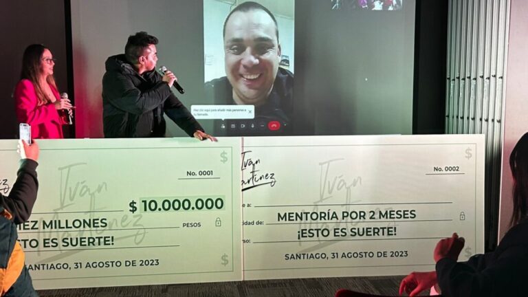 “Esto es suerte”: Empresario puentealtino Iván Martínez dio a conocer al ganador del millonario premio de su concurso