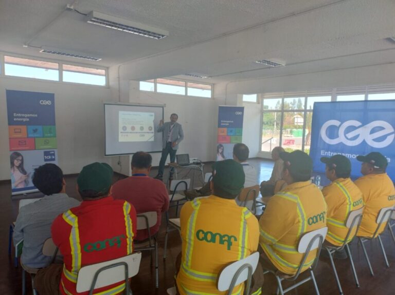 CGE capacitó a personal de Seguridad Pública de Paine, San Bernardo y CONAF sobre riesgos eléctricos