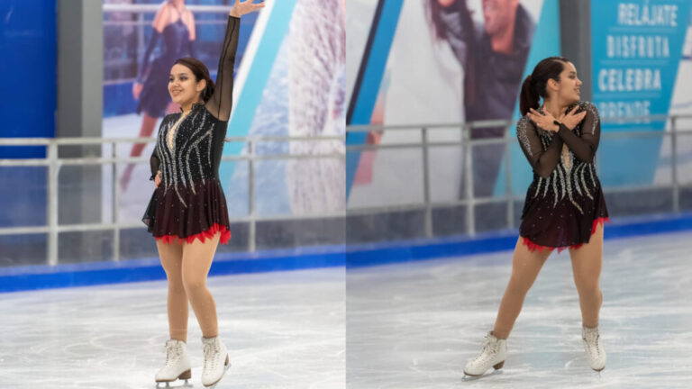 ¡Seca Alexandra!: puentealtina obtuvo medalla de oro en competencia nacional de patinaje sobre hielo