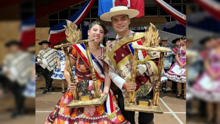 ¡Secos!: Fernanda Ríos y Eric Valdés de Pirque ganaron el Campeonato Hermandad Nacional 2024 de Cueca