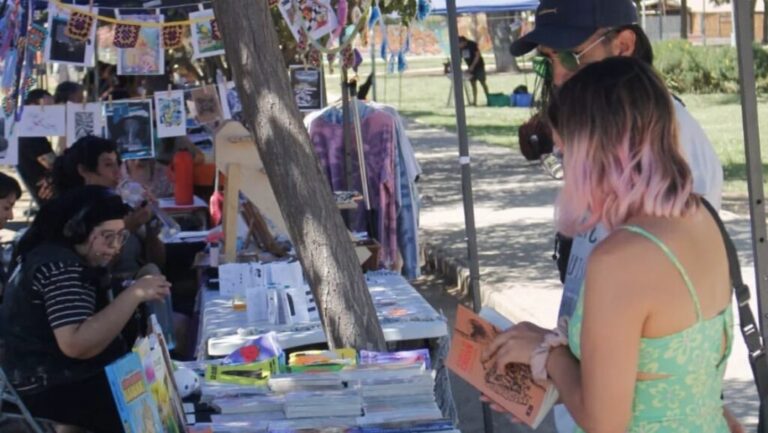 Leyendo y conociendo: Vecinos de Puente Alto organizaron feria del libro en la Villa Mariano Latorre