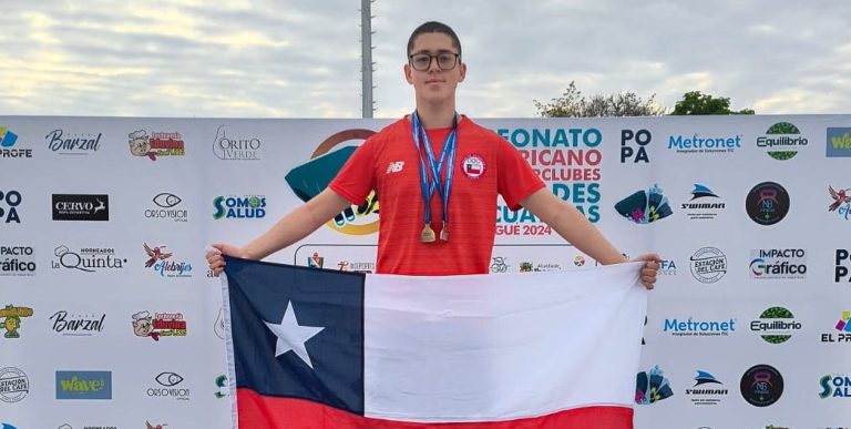 ¡Qué Orgullo! puentealtino Gabriel Cantero logra medalla de oro y de plata en Campeonato Panamericano Junior de Actividades Subacuáticas