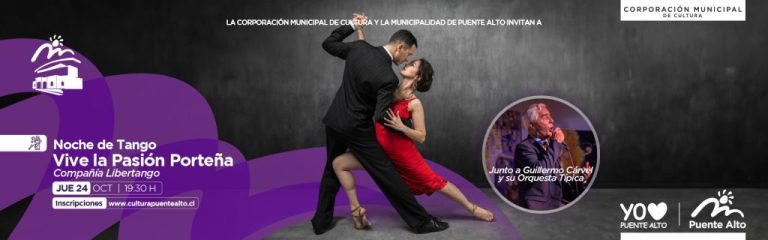Se realizará “Noche de Tango” en el Centro Cultural de Puente Alto