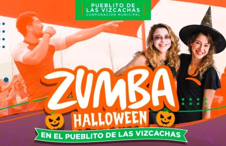 Celebra Halloween con Zumba en el Pueblito Las Vizcachas