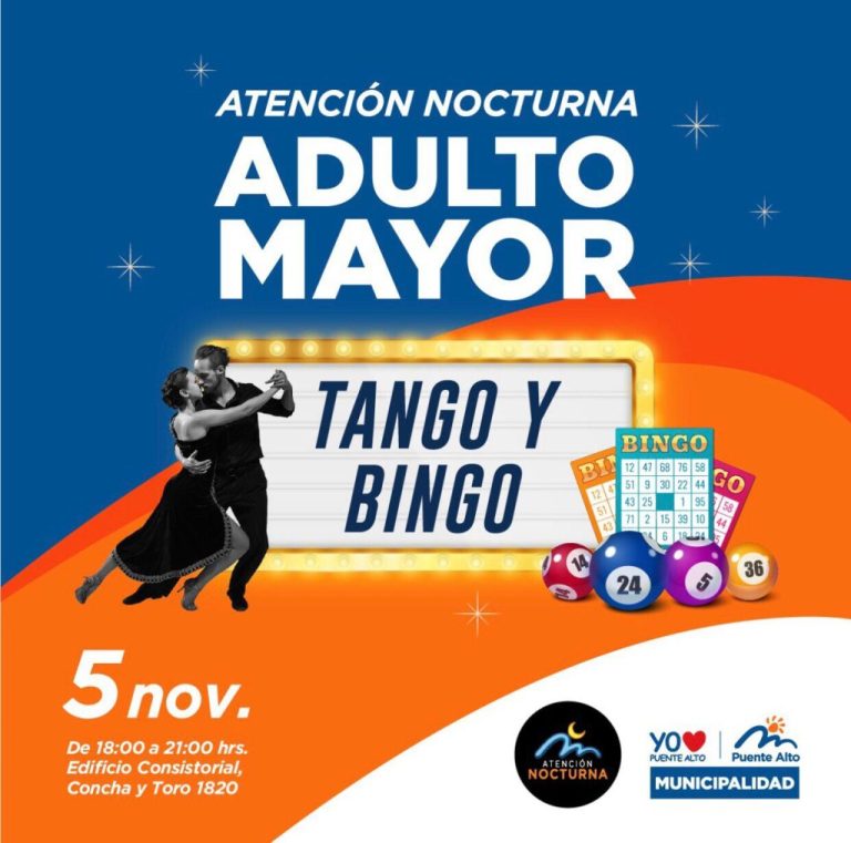 Nueva Atención Nocturna en Puente Alto se realizará con Tango y Bingos